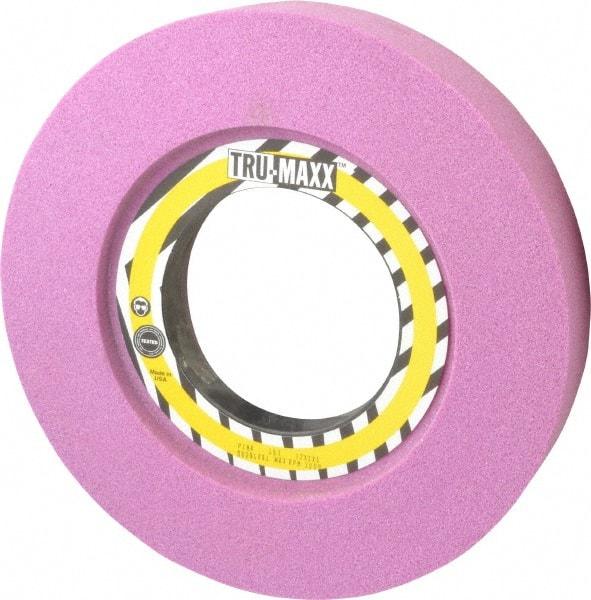 Tru-Maxx - 12" Diam x 5" Hole x 2" Thick, J Hardness, 46 Grit Surface Grinding Wheel - Aluminum Oxide, Type 7, Coarse Grade, 2,069 Max RPM, Vitrified Bond, Two-Side Recess - Exact Tool & Supply