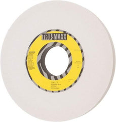 Tru-Maxx - 12" Diam x 3" Hole x 1" Thick, F Hardness, 60 Grit Surface Grinding Wheel - Aluminum Oxide, Type 1, Medium Grade, 2,070 Max RPM, Vitrified Bond, No Recess - Exact Tool & Supply
