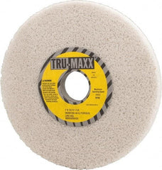 Tru-Maxx - 7" Diam x 1-1/4" Hole x 1/2" Thick, G Hardness, 46 Grit Surface Grinding Wheel - Aluminum Oxide, Type 1, Coarse Grade, 3,600 Max RPM, Vitrified Bond, No Recess - Exact Tool & Supply