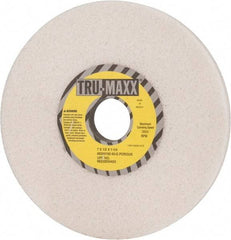 Tru-Maxx - 7" Diam x 1-1/4" Hole x 1/2" Thick, G Hardness, 60 Grit Surface Grinding Wheel - Aluminum Oxide, Type 1, Medium Grade, 3,600 Max RPM, Vitrified Bond, No Recess - Exact Tool & Supply