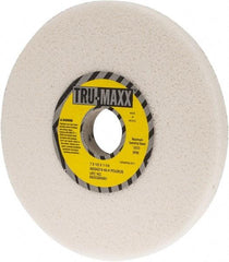 Tru-Maxx - 7" Diam x 1-1/4" Hole x 1/2" Thick, H Hardness, 46 Grit Surface Grinding Wheel - Aluminum Oxide, Type 1, Coarse Grade, 3,600 Max RPM, Vitrified Bond, No Recess - Exact Tool & Supply