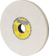 Tru-Maxx - 8" Diam x 1-1/4" Hole x 3/4" Thick, K Hardness, 46 Grit Surface Grinding Wheel - Aluminum Oxide, Type 1, Coarse Grade, 3,600 Max RPM, Vitrified Bond, No Recess - Exact Tool & Supply