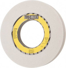 Tru-Maxx - 12" Diam x 5" Hole x 1-1/2" Thick, J Hardness, 46 Grit Surface Grinding Wheel - Aluminum Oxide, Type 5, Coarse Grade, 2,705 Max RPM, Vitrified Bond, One-Side Recess - Exact Tool & Supply