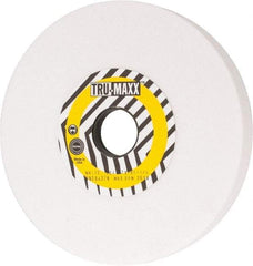 Tru-Maxx - 7" Diam x 1-1/4" Hole x 1" Thick, I Hardness, 60 Grit Surface Grinding Wheel - Aluminum Oxide, Type 5, Medium Grade, 3,600 Max RPM, Vitrified Bond, One-Side Recess - Exact Tool & Supply