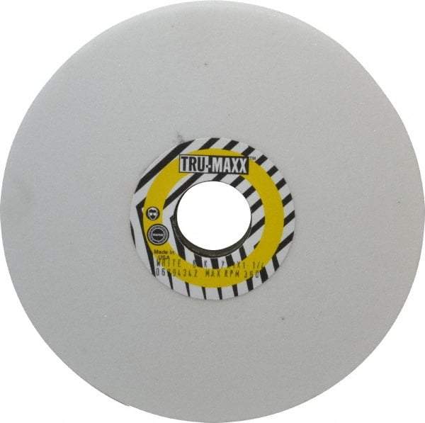 Tru-Maxx - 7" Diam x 1-1/4" Hole x 1" Thick, K Hardness, 60 Grit Surface Grinding Wheel - Aluminum Oxide, Type 5, Medium Grade, 3,600 Max RPM, Vitrified Bond, One-Side Recess - Exact Tool & Supply