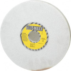 Tru-Maxx - 8" Diam x 1-1/4" Hole x 1" Thick, I Hardness, 46 Grit Surface Grinding Wheel - Aluminum Oxide, Type 5, Coarse Grade, 3,105 Max RPM, Vitrified Bond, One-Side Recess - Exact Tool & Supply