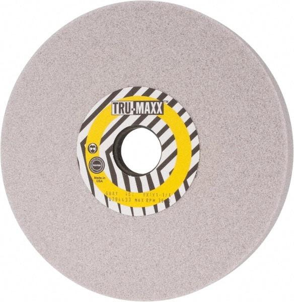 Tru-Maxx - 8" Diam x 1-1/4" Hole x 1" Thick, I Hardness, 46 Grit Surface Grinding Wheel - Aluminum Oxide, Type 5, Coarse Grade, 3,600 Max RPM, Vitrified Bond, One-Side Recess - Exact Tool & Supply