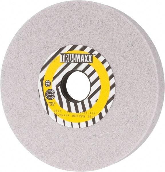 Tru-Maxx - 7" Diam x 1-1/4" Hole x 1" Thick, I Hardness, 46 Grit Surface Grinding Wheel - Aluminum Oxide, Type 5, Coarse Grade, 3,600 Max RPM, Vitrified Bond, One-Side Recess - Exact Tool & Supply