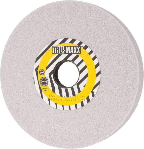 Tru-Maxx - 7" Diam x 1-1/4" Hole x 1" Thick, K Hardness, 60 Grit Surface Grinding Wheel - Aluminum Oxide, Type 5, Medium Grade, 3,600 Max RPM, Vitrified Bond, One-Side Recess - Exact Tool & Supply