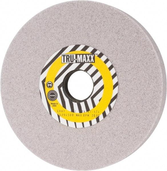 Tru-Maxx - 7" Diam x 1-1/4" Hole x 1" Thick, I Hardness, 46 Grit Surface Grinding Wheel - Aluminum Oxide, Type 5, Coarse Grade, 3,600 Max RPM, Vitrified Bond, One-Side Recess - Exact Tool & Supply