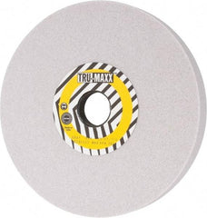 Tru-Maxx - 8" Diam x 1-1/4" Hole x 1" Thick, K Hardness, 60 Grit Surface Grinding Wheel - Aluminum Oxide, Type 5, Medium Grade, 3,600 Max RPM, Vitrified Bond, One-Side Recess - Exact Tool & Supply