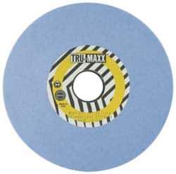 Tru-Maxx - 10" Diam x 3" Hole x 1" Thick, I Hardness, 46 Grit Surface Grinding Wheel - Ceramic, Type 1, Coarse Grade, 2,483 Max RPM, Vitrified Bond, No Recess - Exact Tool & Supply