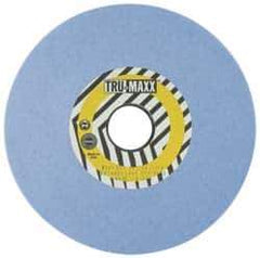 Tru-Maxx - 12" Diam x 5" Hole x 1" Thick, J Hardness, 60 Grit Surface Grinding Wheel - Ceramic, Type 1, Medium Grade, 2,069 Max RPM, Vitrified Bond, No Recess - Exact Tool & Supply