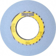 Tru-Maxx - 12" Diam x 5" Hole x 1" Thick, J Hardness, 46 Grit Surface Grinding Wheel - Ceramic, Type 1, Coarse Grade, 2,705 Max RPM, Vitrified Bond, No Recess - Exact Tool & Supply