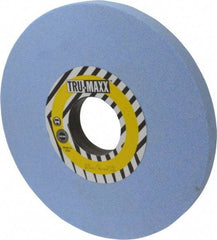 Tru-Maxx - 12" Diam x 3" Hole x 1" Thick, J Hardness, 46 Grit Surface Grinding Wheel - Ceramic, Type 1, Coarse Grade, 2,705 Max RPM, Vitrified Bond, No Recess - Exact Tool & Supply
