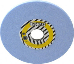 Tru-Maxx - 7" Diam x 1-1/4" Hole x 1/4" Thick, I Hardness, 60 Grit Surface Grinding Wheel - Ceramic, Type 1, Medium Grade, 3,600 Max RPM, Vitrified Bond, No Recess - Exact Tool & Supply