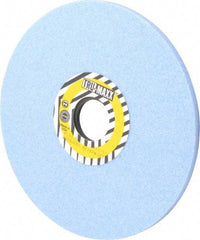 Tru-Maxx - 7" Diam x 1-1/4" Hole x 1/4" Thick, J Hardness, 60 Grit Surface Grinding Wheel - Ceramic, Type 1, Medium Grade, 3,600 Max RPM, Vitrified Bond, No Recess - Exact Tool & Supply
