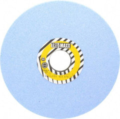 Tru-Maxx - 7" Diam x 1-1/4" Hole x 1/4" Thick, K Hardness, 60 Grit Surface Grinding Wheel - Ceramic, Type 1, Medium Grade, 3,600 Max RPM, Vitrified Bond, No Recess - Exact Tool & Supply