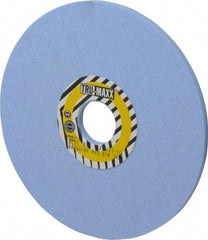Tru-Maxx - 7" Diam x 1-1/4" Hole x 1/4" Thick, J Hardness, 80 Grit Surface Grinding Wheel - Ceramic, Type 1, Medium Grade, 3,600 Max RPM, Vitrified Bond, No Recess - Exact Tool & Supply