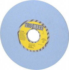 Tru-Maxx - 7" Diam x 1-1/4" Hole x 1/4" Thick, K Hardness, 100 Grit Surface Grinding Wheel - Ceramic, Type 1, Fine Grade, 3,600 Max RPM, Vitrified Bond, No Recess - Exact Tool & Supply