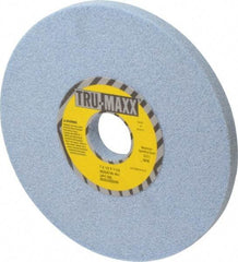 Tru-Maxx - 7" Diam x 1-1/4" Hole x 1/2" Thick, I Hardness, 46 Grit Surface Grinding Wheel - Ceramic, Type 1, Coarse Grade, 3,600 Max RPM, Vitrified Bond, No Recess - Exact Tool & Supply