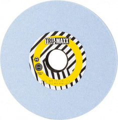 Tru-Maxx - 7" Diam x 1-1/4" Hole x 1/2" Thick, K Hardness, 80 Grit Surface Grinding Wheel - Ceramic, Type 1, Medium Grade, 3,600 Max RPM, Vitrified Bond, No Recess - Exact Tool & Supply