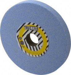 Tru-Maxx - 7" Diam x 1-1/4" Hole x 3/4" Thick, K Hardness, 46 Grit Surface Grinding Wheel - Ceramic, Type 1, Coarse Grade, 3,600 Max RPM, Vitrified Bond, No Recess - Exact Tool & Supply