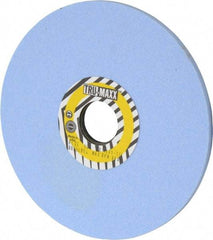 Tru-Maxx - 7" Diam x 1-1/4" Hole x 1/4" Thick, I Hardness, 80 Grit Surface Grinding Wheel - Ceramic, Type 1, Medium Grade, 3,600 Max RPM, Vitrified Bond, No Recess - Exact Tool & Supply