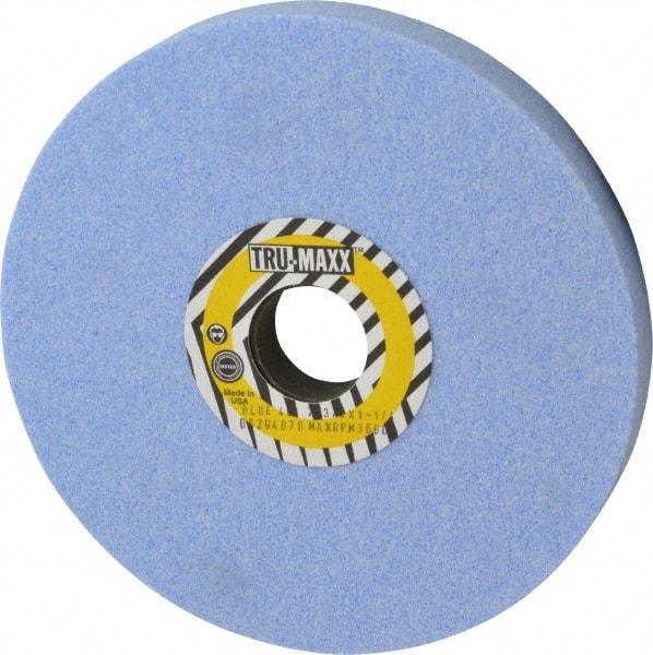 Tru-Maxx - 7" Diam x 1-1/4" Hole x 3/4" Thick, I Hardness, 46 Grit Surface Grinding Wheel - Ceramic, Type 1, Coarse Grade, 3,600 Max RPM, Vitrified Bond, No Recess - Exact Tool & Supply