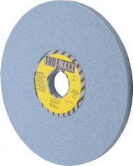 Tru-Maxx - 8" Diam x 1-1/4" Hole x 1/2" Thick, I Hardness, 46 Grit Surface Grinding Wheel - Ceramic, Type 1, Coarse Grade, 3,105 Max RPM, Vitrified Bond, No Recess - Exact Tool & Supply