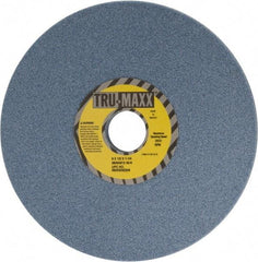 Tru-Maxx - 8" Diam x 1-1/4" Hole x 1/2" Thick, K Hardness, 46 Grit Surface Grinding Wheel - Ceramic, Type 1, Coarse Grade, 3,600 Max RPM, Vitrified Bond, No Recess - Exact Tool & Supply