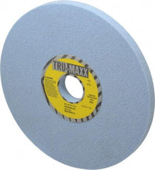 Tru-Maxx - 8" Diam x 1-1/4" Hole x 1/2" Thick, I Hardness, 60 Grit Surface Grinding Wheel - Ceramic, Type 1, Medium Grade, 3,600 Max RPM, Vitrified Bond, No Recess - Exact Tool & Supply