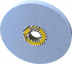 Tru-Maxx - 8" Diam x 1-1/4" Hole x 3/4" Thick, K Hardness, 46 Grit Surface Grinding Wheel - Ceramic, Type 1, Coarse Grade, 3,600 Max RPM, Vitrified Bond, No Recess - Exact Tool & Supply