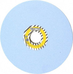Tru-Maxx - 8" Diam x 1-1/4" Hole x 1/4" Thick, K Hardness, 80 Grit Surface Grinding Wheel - Ceramic, Type 1, Medium Grade, 3,600 Max RPM, Vitrified Bond, No Recess - Exact Tool & Supply