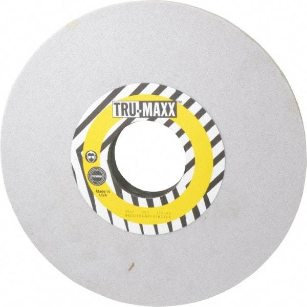 Tru-Maxx - 12" Diam x 3" Hole x 1" Thick, J Hardness, 60 Grit Surface Grinding Wheel - Aluminum Oxide, Type 1, Medium Grade, 2,705 Max RPM, Vitrified Bond, No Recess - Exact Tool & Supply