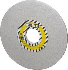 Tru-Maxx - 6" Diam x 1-1/4" Hole x 1/4" Thick, K Hardness, 60 Grit Surface Grinding Wheel - Aluminum Oxide, Type 1, Medium Grade, 5,410 Max RPM, Vitrified Bond, No Recess - Exact Tool & Supply