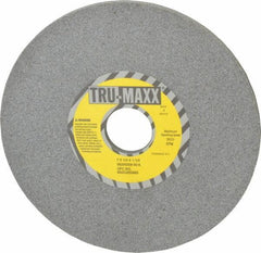 Tru-Maxx - 7" Diam x 1-1/4" Hole x 1/4" Thick, K Hardness, 60 Grit Surface Grinding Wheel - Aluminum Oxide, Type 1, Medium Grade, 3,600 Max RPM, Vitrified Bond, No Recess - Exact Tool & Supply