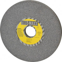 Tru-Maxx - 7" Diam x 1-1/4" Hole x 1/2" Thick, K Hardness, 46 Grit Surface Grinding Wheel - Aluminum Oxide, Type 1, Coarse Grade, 3,600 Max RPM, Vitrified Bond, No Recess - Exact Tool & Supply