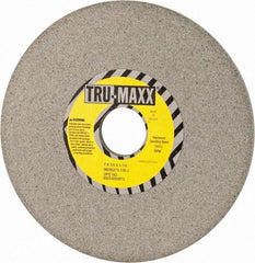 Tru-Maxx - 7" Diam x 1-1/4" Hole x 1/4" Thick, J Hardness, 100 Grit Surface Grinding Wheel - Aluminum Oxide, Type 1, Fine Grade, 3,600 Max RPM, Vitrified Bond, No Recess - Exact Tool & Supply
