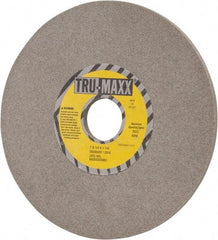 Tru-Maxx - 7" Diam x 1-1/4" Hole x 1/4" Thick, K Hardness, 120 Grit Surface Grinding Wheel - Aluminum Oxide, Type 1, Fine Grade, 3,600 Max RPM, Vitrified Bond, No Recess - Exact Tool & Supply