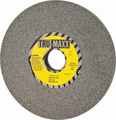 Tru-Maxx - 7" Diam x 1-1/4" Hole x 3/4" Thick, K Hardness, 60 Grit Surface Grinding Wheel - Aluminum Oxide, Type 1, Medium Grade, 3,600 Max RPM, Vitrified Bond, No Recess - Exact Tool & Supply