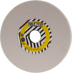Tru-Maxx - 7" Diam x 1-1/4" Hole x 1/2" Thick, K Hardness, 80 Grit Surface Grinding Wheel - Aluminum Oxide, Type 1, Medium Grade, 3,600 Max RPM, Vitrified Bond, No Recess - Exact Tool & Supply