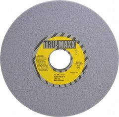 Tru-Maxx - 7" Diam x 1-1/4" Hole x 3/8" Thick, K Hardness, 60 Grit Surface Grinding Wheel - Aluminum Oxide, Type 1, Medium Grade, 3,600 Max RPM, Vitrified Bond, No Recess - Exact Tool & Supply