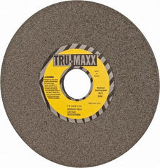 Tru-Maxx - 7" Diam x 1-1/4" Hole x 1/4" Thick, H Hardness, 80 Grit Surface Grinding Wheel - Aluminum Oxide, Type 1, Medium Grade, 3,600 Max RPM, Vitrified Bond, No Recess - Exact Tool & Supply