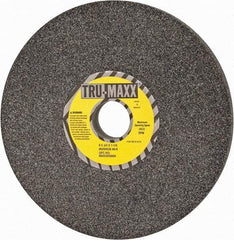 Tru-Maxx - 8" Diam x 1-1/4" Hole x 3/4" Thick, K Hardness, 46 Grit Surface Grinding Wheel - Aluminum Oxide, Type 1, Coarse Grade, 3,600 Max RPM, Vitrified Bond, No Recess - Exact Tool & Supply