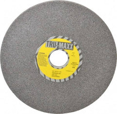 Tru-Maxx - 8" Diam x 1-1/4" Hole x 1/2" Thick, I Hardness, 46 Grit Surface Grinding Wheel - Aluminum Oxide, Type 1, Coarse Grade, 3,105 Max RPM, Vitrified Bond, No Recess - Exact Tool & Supply