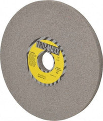 Tru-Maxx - 8" Diam x 1-1/4" Hole x 1/2" Thick, H Hardness, 60 Grit Surface Grinding Wheel - Aluminum Oxide, Type 1, Medium Grade, 3,600 Max RPM, Vitrified Bond, No Recess - Exact Tool & Supply