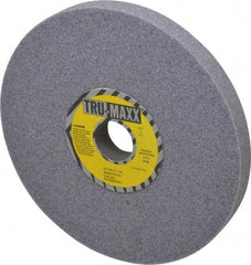 Tru-Maxx - 8" Diam x 1-1/4" Hole x 3/4" Thick, I Hardness, 46 Grit Surface Grinding Wheel - Aluminum Oxide, Type 1, Coarse Grade, 3,105 Max RPM, Vitrified Bond, No Recess - Exact Tool & Supply
