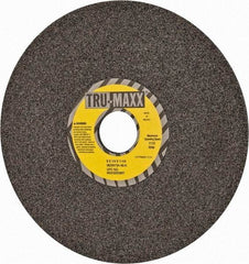 Tru-Maxx - 8" Diam x 1-1/4" Hole x 1/4" Thick, H Hardness, 46 Grit Surface Grinding Wheel - Aluminum Oxide, Type 1, Coarse Grade, 3,105 Max RPM, Vitrified Bond, No Recess - Exact Tool & Supply