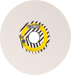 Tru-Maxx - 8" Diam x 1-1/4" Hole x 1/4" Thick, I Hardness, 100 Grit Surface Grinding Wheel - Aluminum Oxide, Type 1, Fine Grade, 3,600 Max RPM, Vitrified Bond, No Recess - Exact Tool & Supply